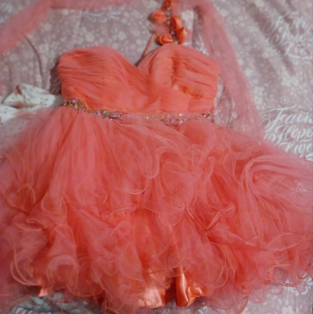 Pink/Orange Party Dress